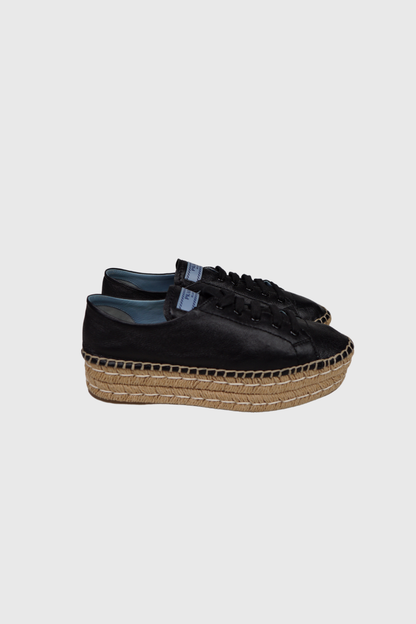 PRADA Double Platform Espadrilles | 38