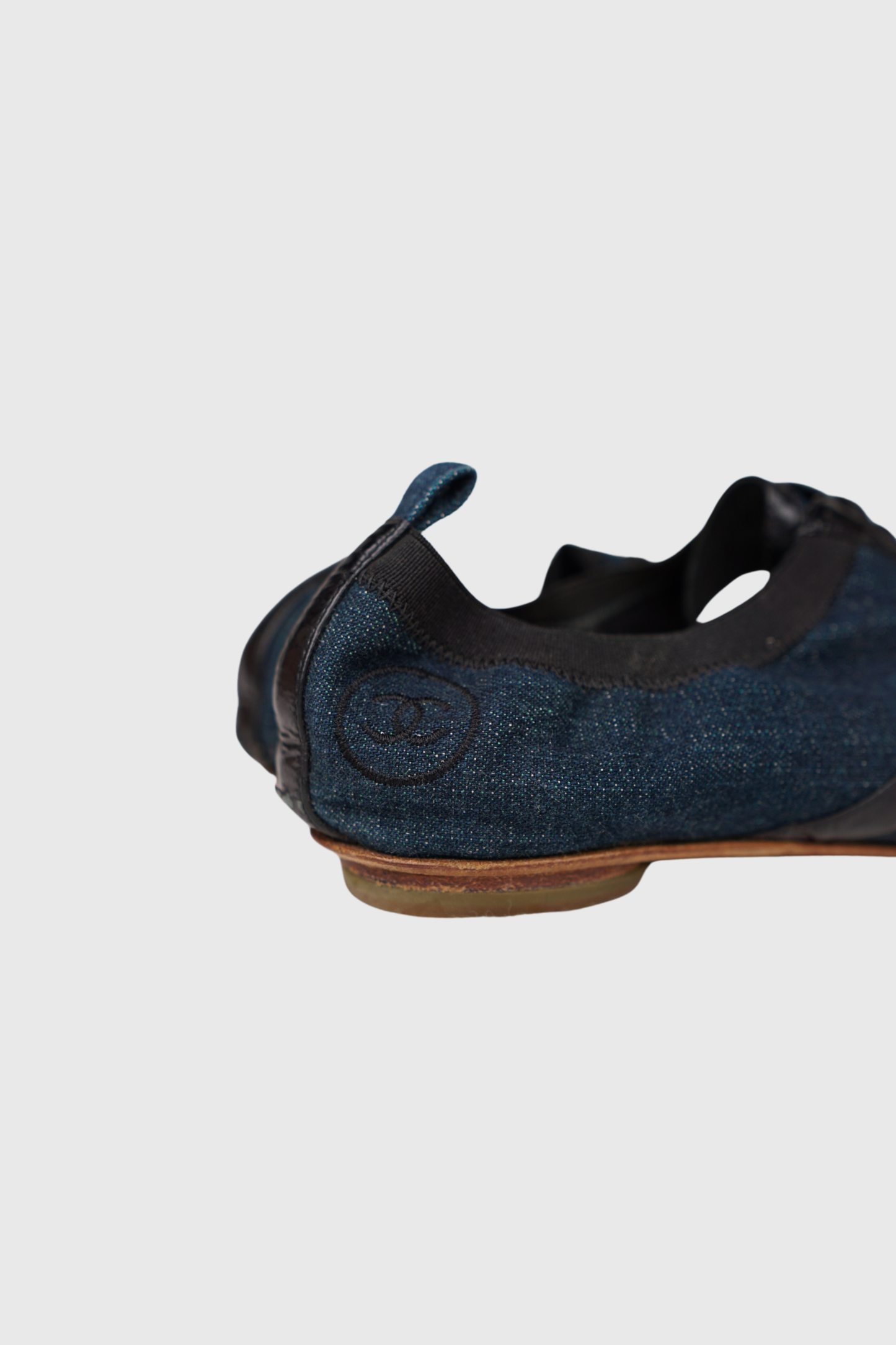 CHANEL Denim Ballerinas | 39