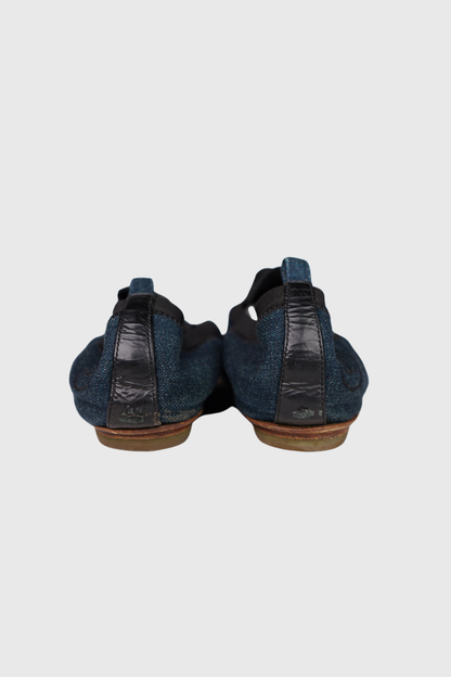 CHANEL Denim Ballerinas | 39