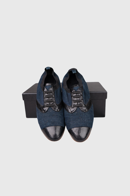 CHANEL Denim Ballerinas | 39