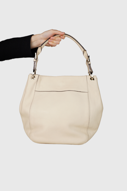 MAX MARA Hobo Tasche creme