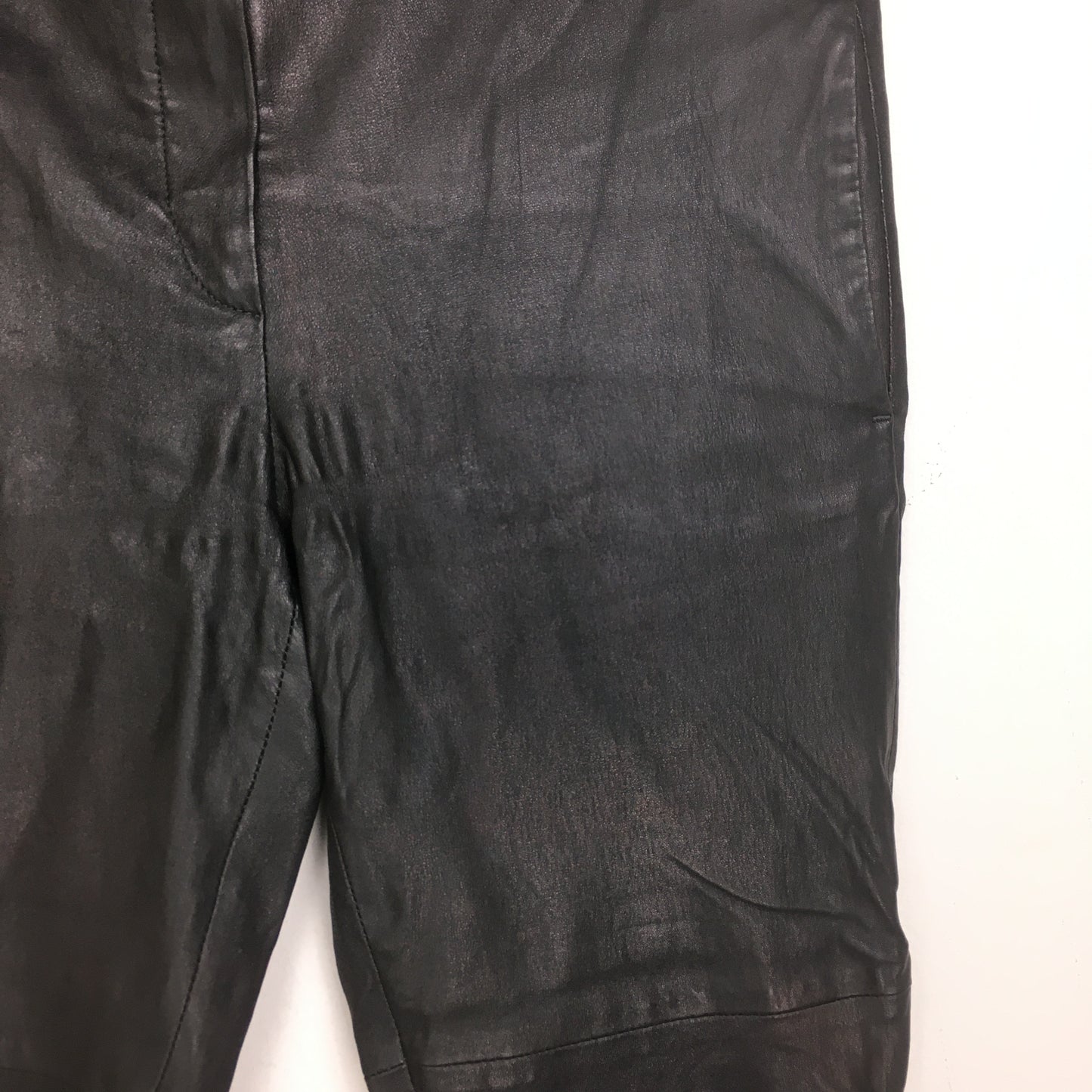 BRUNELLO CUCINELLI Lederhose schwarz | 38