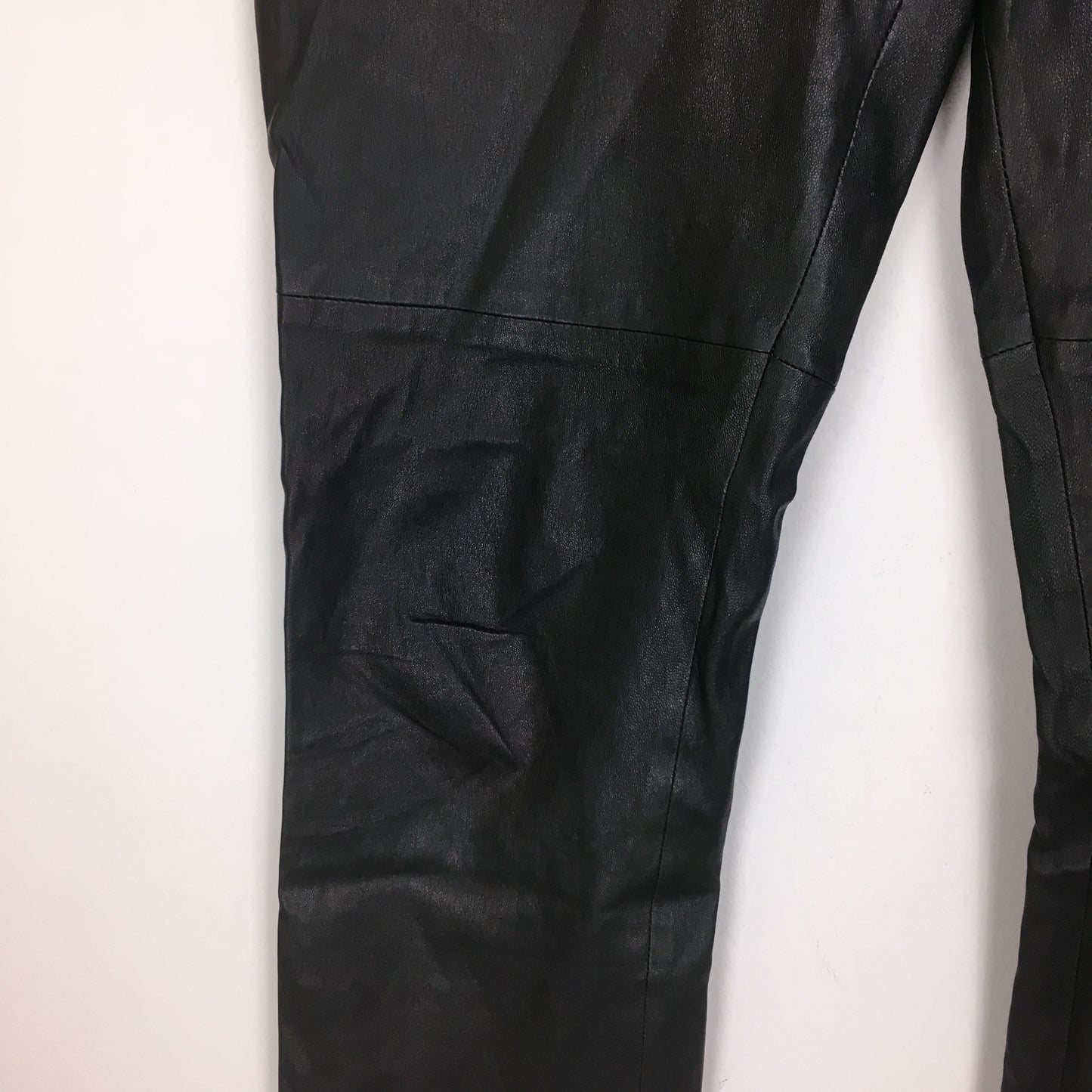 BRUNELLO CUCINELLI Lederhose schwarz | 38